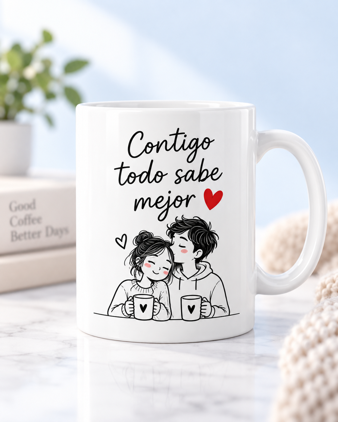 Taza personalizada para pareja